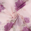 Plus Size Floral Mesh Babydoll Lingerie Set
