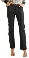 Love It Curvy Classic Solid Straight Leg Jeggings