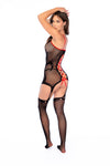 Snake Fishnet Bodystocking by Mapale at Love It Curvy