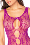 Floral Fishnet Bodystocking by Mapale at Love It Curvy