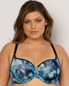 Curvy Couture Tulip Smooth T-Shirt Bra in Floral Wash