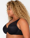 Sheer Mesh Plunge T-Shirt Bra - Core Neutrals | Love It Curvy