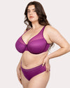 Sheer Mesh Plunge T-Shirt Bra - Fashion Colors | Love It Curvy