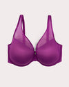 Sheer Mesh Plunge T-Shirt Bra - Fashion Colors | Love It Curvy