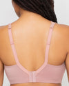 Curvy Couture Luxe Lace Wireless Bra in Ballet Fever