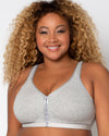 Cotton Luxe Front And Back Close Wireless Bra | Love It Curvy