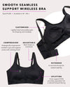 Smooth Seamless Medium Support Wireless Bra | Love It Curvy