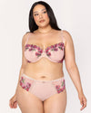 Embroidery Unlined Full Coverage Balconette Bra | Love It Curvy