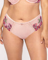 Embroidered Strappy Back Brief Panty | Love It Curvy