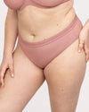 Sheer Mesh High Cut Brief Panty - Wisteria