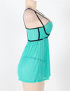 Plus Size Underwire Babydoll Lingerie Set - Love It Curvy