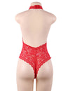 Plus Size Exquisite Lace Open Cup Teddy | Love it Curvy on model