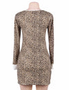 Plus Size Long Sleeve Sexy Leopard Print Pajama - Love It Curvy
