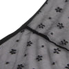 Plus Size Black Sexy Halter Leather Lace Stitching Gartered Lingerie - Love It Curvy