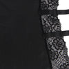 Plus Size Leather Lace Nightwear Sexy Sheer Dress For Women Backless - Love It Curvy