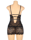 Plus size lace babydoll with adjustable shoulder straps, image 7