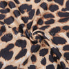Leopard Print Sexy Babydoll Spliced Lace Sleepwear Silk Nightgown - Love It Curvy