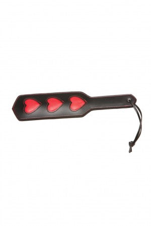 X-Play Red Heart Impression Paddle in Red, product view