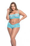 Plus Matching Seamless Bralette & Boyshorts Set by Mapale at Love It Curvy