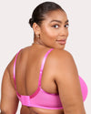 Sheer Mesh Plunge T-Shirt Bra - Fashion Colors | Love It Curvy