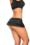 Cheeky Multi Layered Ruffle Mini Skirt by Mapale at Love It Curvy
