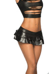 Cheeky Multi Layered Ruffle Mini Skirt by Mapale at Love It Curvy