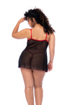 Sweet Hearts Babydoll Set Plus X by Mapale at Love It Curvy