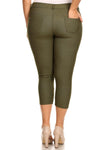 Love It Curvy Plus Size Classic Solid Skinny Jeggings