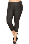 Love It Curvy Plus Size Classic Solid Skinny Jeggings