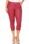 Love It Curvy Plus Size Classic Solid Skinny Jeggings