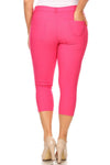 Love It Curvy Plus Size Classic Solid Skinny Jeggings
