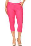 Love It Curvy Plus Size Classic Solid Skinny Jeggings