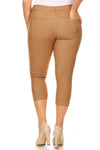 Love It Curvy Plus Size Classic Solid Skinny Jeggings