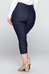 Love It Curvy Plus Size Classic Solid Skinny Jeggings