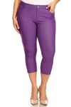 Love It Curvy Plus Size Classic Solid Skinny Jeggings