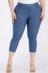 Love It Curvy Plus Size Classic Solid Skinny Jeggings