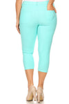 Love It Curvy Plus Size Classic Solid Skinny Jeggings