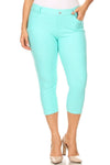 Love It Curvy Plus Size Classic Solid Skinny Jeggings