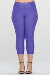 Love It Curvy Plus Size Classic Solid Skinny Jeggings
