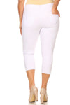 Love It Curvy Plus Size Classic Solid Skinny Jeggings