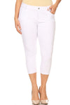 Love It Curvy Plus Size Classic Solid Skinny Jeggings