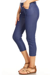 Love It Curvy Classic Solid Skinny Jeggings