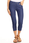 Love It Curvy Classic Solid Skinny Jeggings