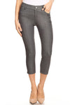 Love It Curvy Classic Solid Skinny Jeggings