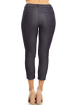 Love It Curvy Classic Solid Skinny Jeggings