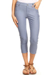 Love It Curvy Classic Solid Skinny Jeggings