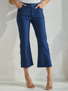 Love It Curvy Classic Solid Straight Leg Crop Jeggings
