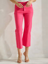 Love It Curvy Classic Solid Straight Leg Crop Jeggings