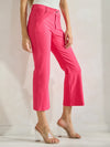 Love It Curvy Classic Solid Straight Leg Crop Jeggings