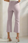 Love It Curvy Classic Solid Straight Leg Crop Jeggings
